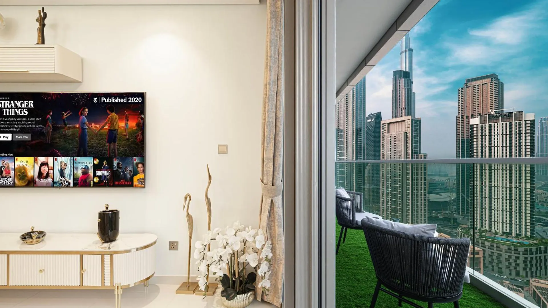 Panoramic Burj Khalifa Views-64Th Floor Infinity Pool Apartment Dubai