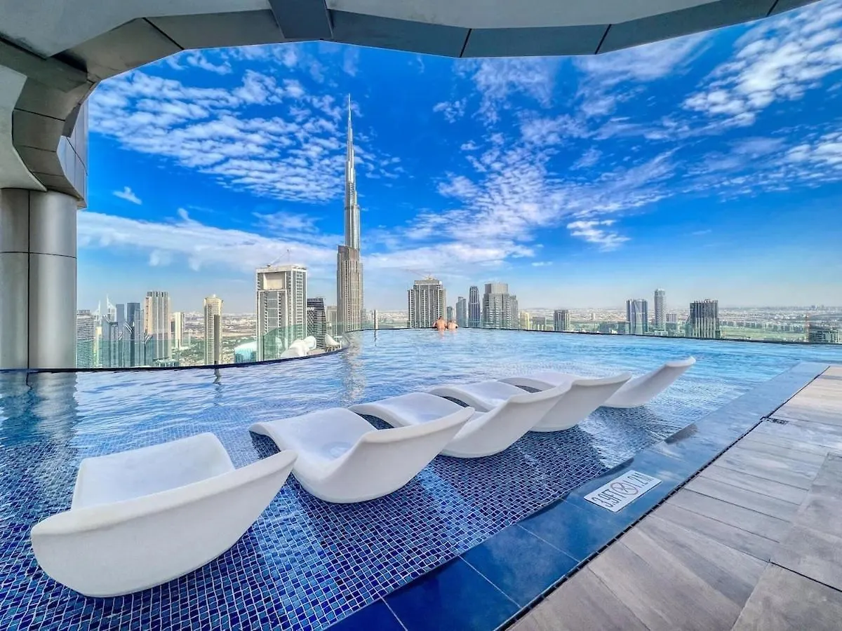 Panoramic Burj Khalifa Views-64Th Floor Infinity Pool Apartment Dubai