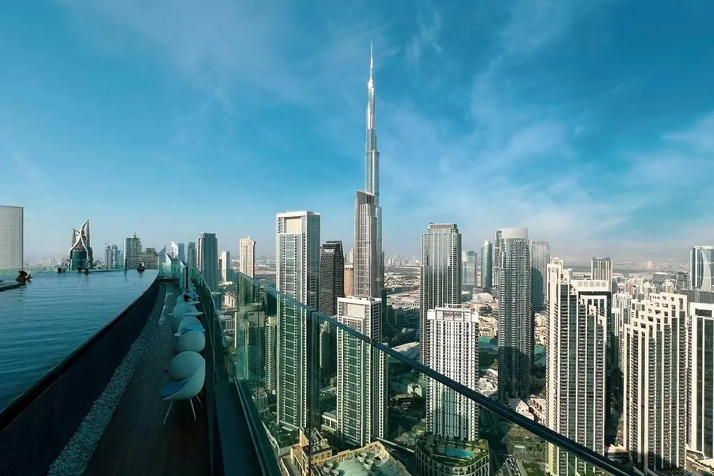 Panoramic Burj Khalifa Views-64Th Floor Infinity Pool Apartment Dubai